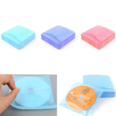 시디보관 부직포 케이스 CD 수납케이스 공시디 정리 보관집 100p, 1세트