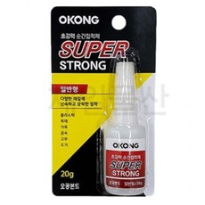 오공 초강력 순간접착제 슈퍼스트롱 20g 1개 강력 빠른 정밀 금속, 없음