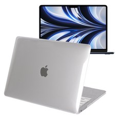 헤이맨 뉴 맥북에어 M1 2020 13인치 A2337 A2179 호환 투명 하드케이스, 1개