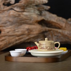 原礦本山綠泥刻繪自在天際紫砂壺 140ML, 1個, 1L, 本山綠泥自在天際140ML:140ML