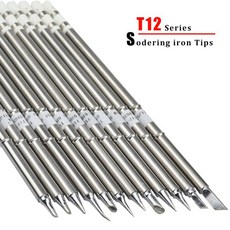 납땜 인두 헤드 팁 T12 시리즈 교체 팁 BC2 BC3 JL02 D24 KU ILS BL I FX951 FX-952 T12-942, 11 T12-I