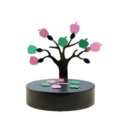 고학년 과학DIY 자석베이스 탁상용 조형물만들기 엄마표홈스쿨링 과학체험교실 S극N극, 1개, 사과나무