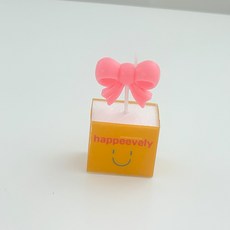 즈킁 케이크 디자인초 모음, 1개, 21.리본초_핑크