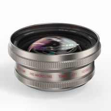 스마트워치용 Fotorgear 레트로 시리즈 전화 렌즈 8mm Fisheye len 16mm 광각 45mm 매크로 인물 1.55x 아나, 06 75mm Macro