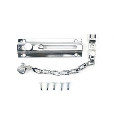 현관문 방범 안전걸이 크롬 체인 BS-501, 1개