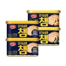 하림 닭가슴살햄 챔 오리지널 외 2종 4개, 챔 200g 2개+챔 할라피뇨 200g 2개, 200g