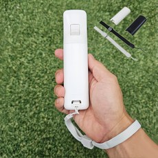 호환 닌텐도 위 WII 컨트롤러 뒷 커버 스트랩 셋트, 1개, 블랙, n1533 WII 컨트롤러 커버 스트랩 셋트