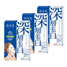 크라시에 Kracie 하다비세이 피부 미세 수분 침투 마스크 5 장X3 세트, 3개
