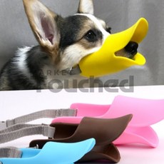 마켓터치드 귀여운 반려동물 입마개 오리입 애완용마스크, 대