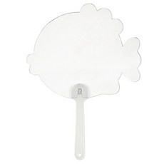 만들기대장 투명부채-물고기 부채 만들기대장 투명 비치상품 꾸미기 여름 dew+0598QC