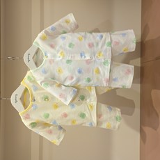 [아가방] 강남점* 바람솔솔 통기성좋고 땀흡수 잘되는 시원한 메쉬 7부 실내복/안심 무형광