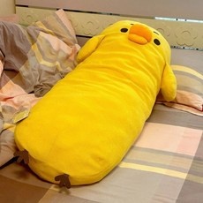 키이로이토리 병아리 롱쿠션 바디필로우 안고자는 인형 다리베개 수면쿠션 애착인형 소파쿠션, Kiiroitori