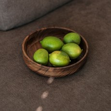 Ruun 飾品收納 mooin 木語收納盤 木質 分隔盤 托盤 水果盤 零食盤 相思木 點心盤 收納盤 木製盤, 1個, 圓盤