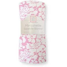 SwaddleDesigns 마퀴젯 포대기 담요 프리미엄 면 모슬린 블, Pink Lush