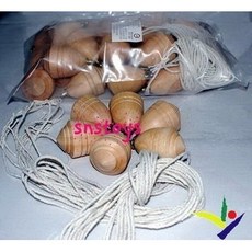 sns 古早味 懷舊童玩 木質 陀螺 小粒(24粒) 長寬6x4cm, 1個