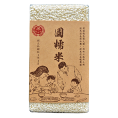 台灣嚴選 圓糯米, 600g, 1個