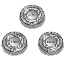 SH50 필립스 교체 헤드 5000 시리즈 호환 면도날, 3개