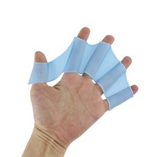 마켓주하 수영 손가락 물갈퀴 물놀이, 블루 M