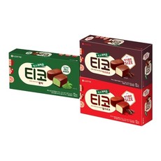 롯데제과 티코 말차x1개+밀크초코x1개+다크초코x1개, 1박스, 510ml