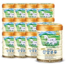 일동후디스 프리미엄 산양분유 2단계, 800g, 12개