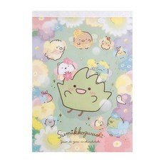 凱蒂日式精品 角落小夥伴日製A6便條本 (花園精靈-花海), 1個