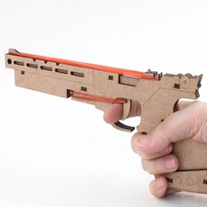 다온팬시 나무 조립 사격총 2연발 복원, 단품