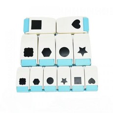 사각펀치 캐디 특대형 하트별 샤워 대형펀치 대형 원형 2.5cm, 대형 벚꽃형 2.5cm