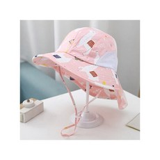 MB8 플랩캡 어린이 썬캡 핑크라마 초등학생모자