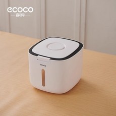 意可可米桶面桶大米面粉收納盒儲存罐防潮密封防蟲儲米箱家用收納居家生活用品廚房收納浴室收納居家收納置物架收納架儲物架, 小號--經典黑（可放10斤）+防蟲料3, 1個