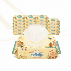 아이러브베베 아이보리 캡형 72매X20팩 아기물티슈, 62g, 72개입, 20개