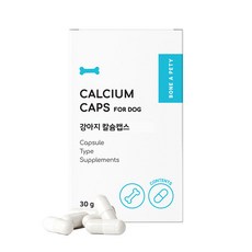[본아페티] 칼슘캡스 애견 칼슘제 캡슐 60정, 1개
