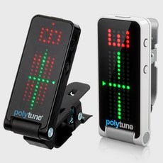 tc electronic Polytune Clip 夾式調音器 黑白兩色 一次調校6弦, 1個, 黑色