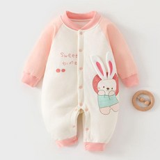 嬰兒連體棉襖可愛卡通寶寶棉服