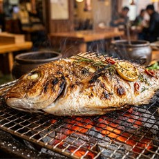 국산 자연산 특대 구이용 손질 참돔 30cm천일염 소금간 진공포장(1미당 500g내외), 1개, 구이용 참돔