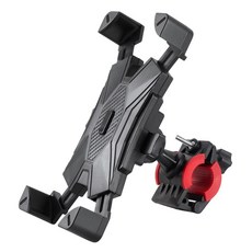 긱보드 원터치 자전거 핸드폰 거치대, 블랙, 1개