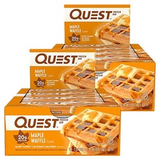 Quest Nutrition 蛋白質棒, 楓華夫餅, 24件