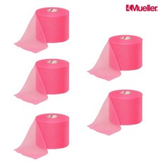 뮬러 엠랩 핑크 5롤 언더랩 스포츠 테이핑 테이프, 1개