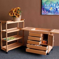 이동식 미술도구 트롤리 수납 화구캐리어 드로잉 서랍, 1개