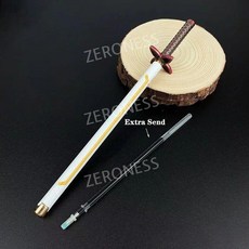 귀멸의칼날 볼펜 카타나모양 젠이츠 시노부 기유 금속 문구 애니메이션 20cm 젤잉크펜, Kochou Shinobu