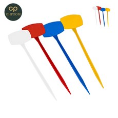 [옴유] 식물이름표일자 식물팻말 식물이름표 식물 이름표 50cm, 빨강