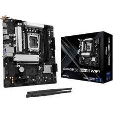 ASRock B860M-X Gen5 WiFi LGA1851 마이크로-ATX 마더보드 인텔 코어 울트라 시리즈 2 프로세서 DDR5 9066OC PCIe 5.0 x16 WiFi, ASRock B860M-X Gen5 WiFi LGA18