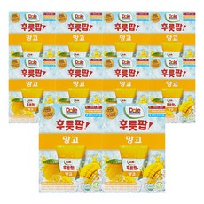 Dole 돌 후룻팝 망고 망고팝 얼려먹는주스, 496ml, 10개