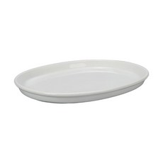 비아 오벌 캐리 아웃 플래터 일반접시, White, 1개