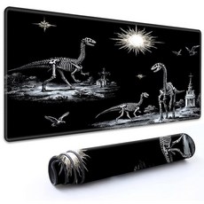 RMJKXQZG MTG 플레이매트 61cm x 35.6cm(24인치 14인치) 고탄성 고무 베이스 미끄럼 방지 밑창 HD 프린팅 TCG 매트 매직 게임 매트 신비한 공룡 해골, RMJKXQZG MTG 플레이매트 61cm x 35.6