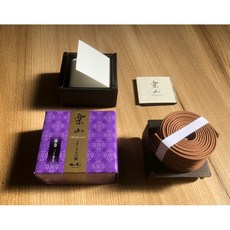 《萃香小舖》日本香堂-3小時.沈香.老山白檀.玉蘭 樂山香環.薰香.仁者樂山系列, 1個, 樂山環香-百花白檀