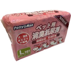 寵物專用 消臭紙尿褲, 1個, Petty Man~L號, 小型, 18個裝