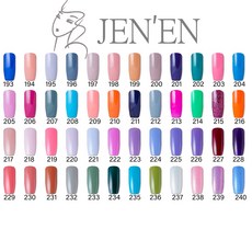 JEN’EN凝膠指甲油，多種時尚色彩選擇，安全無毒配方，持久不易脫落, 229, 1個