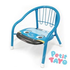 안심등받이 소리나는 타요 어린이의자 공부의자 아동의자 유치원, 1개