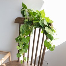 그린 스킨답서스 호박넝쿨 커튼집게 45cm 인테리어 조화 실내 장식 꾸미기 소품, 3개