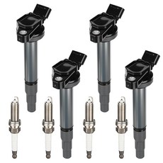 점화 코일 팩 UF596 & 더블 이리듐 스파크 플러그 2009 2010 2011 토요타 코롤라 매트릭스 프리우스 2012 2013 2014 2015 2017 렉서스 사이언 I